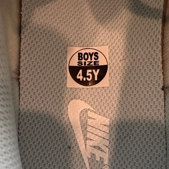 Nike Kids Sky Blue and White Sneakers - Picture 2 of 5